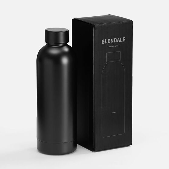 Термобутылка Glendale, черная-10