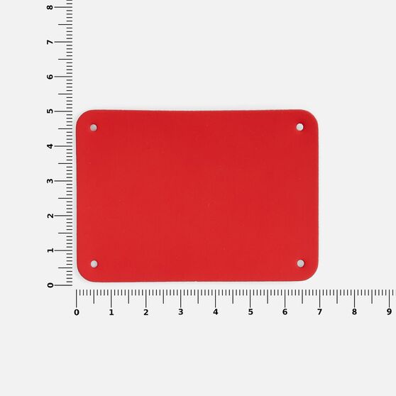 Лейбл Eta Soft Touch, XL, красный-2
