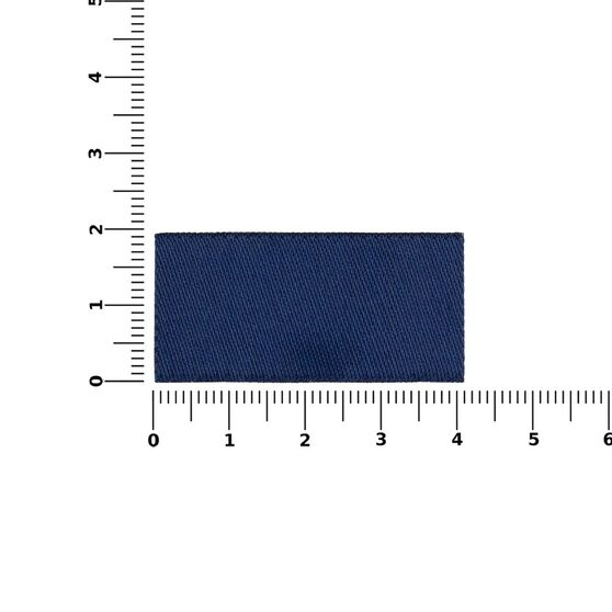 Лейбл тканевый Epsilon, XXS, темно-синий-3