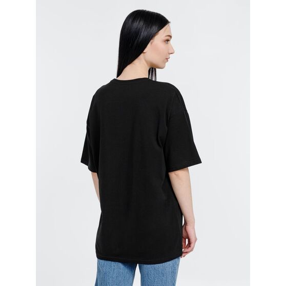 Футболка оверсайз унисекс Big Haul, черная-10