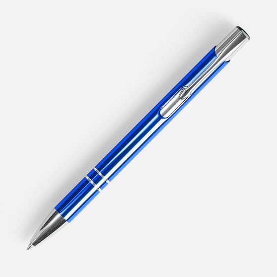 Ручка шариковая Keskus, ярко-синяя-2