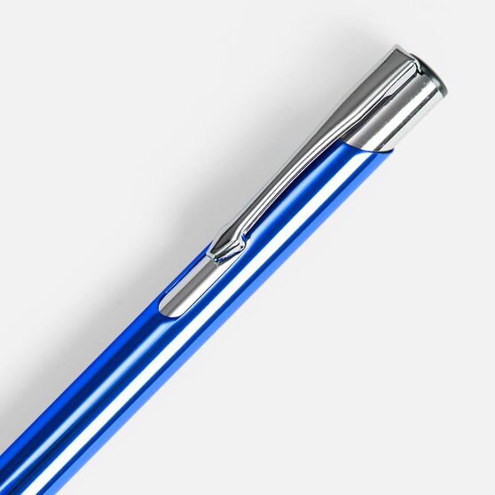 Ручка шариковая Keskus, ярко-синяя-3
