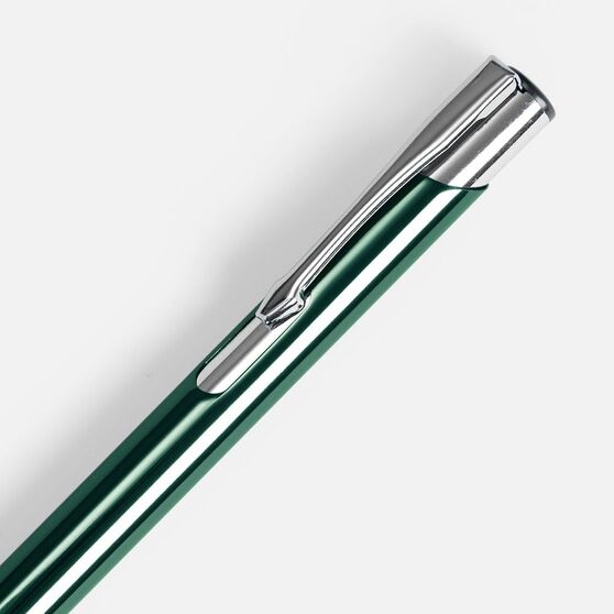 Ручка шариковая Keskus, зеленая-3