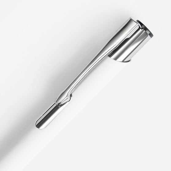 Ручка шариковая Keskus Soft Touch, белая-4