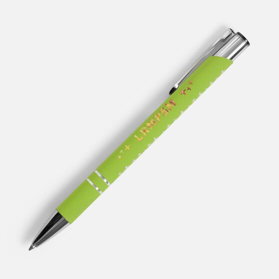 Ручка шариковая Keskus Soft Touch, зеленое яблоко-6
