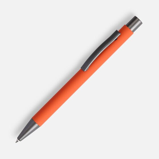 Ручка шариковая Atento Soft Touch, оранжевая-1
