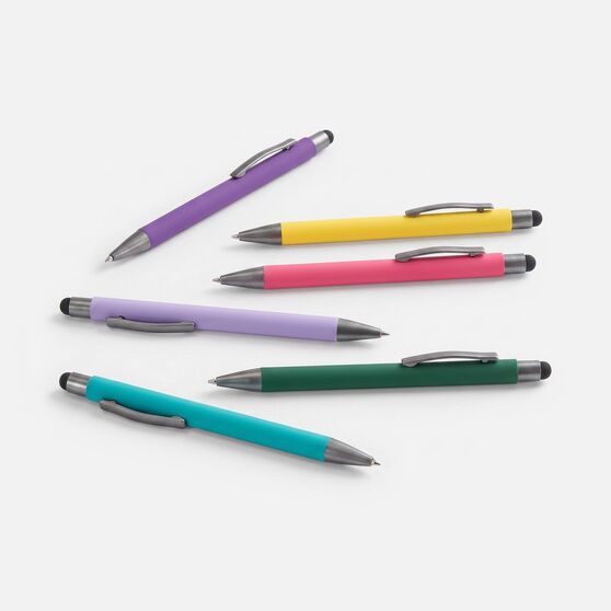 Ручка шариковая Atento Soft Touch со стилусом на заказ-1