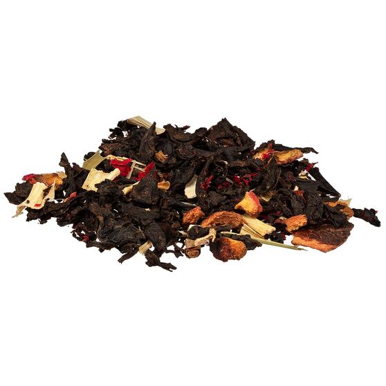 Чай «Сокочай», мини, черный с соком ананаса, с кусочками ананаса, вишней, лемонграссом, цветками и коркой граната-3