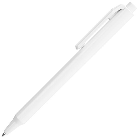 Ручка шариковая Pigra P04 Polished, белая-3