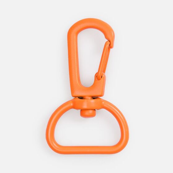 Застежка-карабин Snap Hook, M, оранжевый неон-1