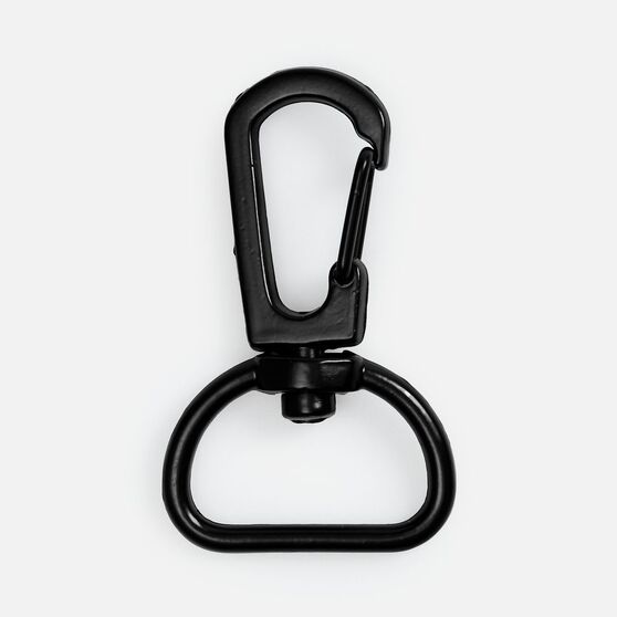 Застежка-карабин Snap Hook, M, черная-1
