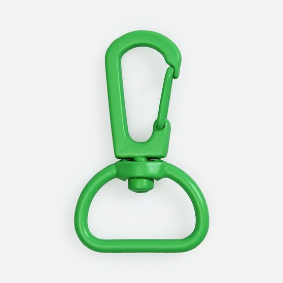 Застежка-карабин Snap Hook, M, зеленый неон-1