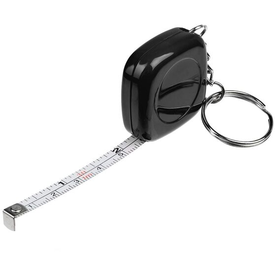 Брелок с рулеткой Metric, черный-1