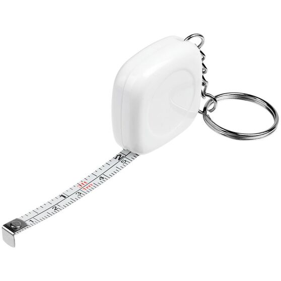 Брелок с рулеткой Metric, белый-1