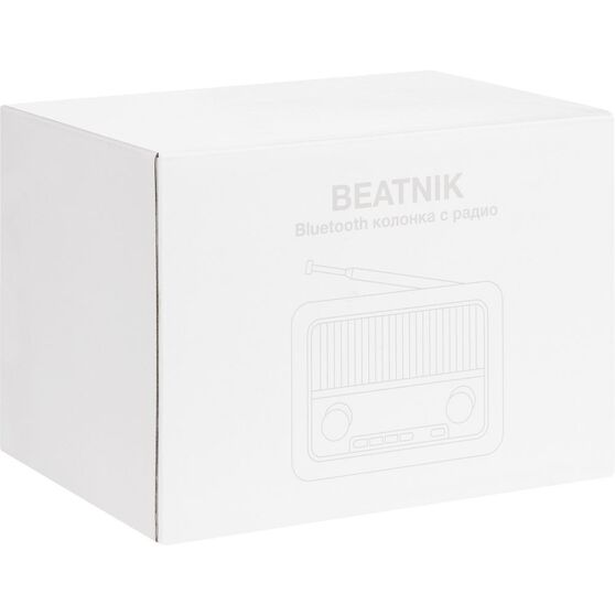 Bluetooth-колонка с радио Beatnik, коричневая-11