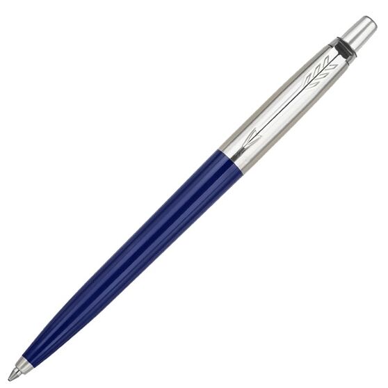Ручка шариковая Parker Jotter Originals Navy Blue Chrome CT, темно-синяя-1