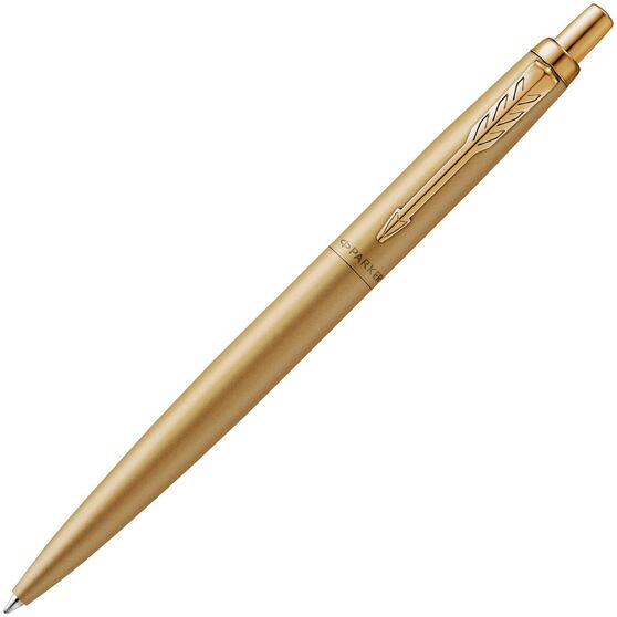 Ручка шариковая Parker Jotter XL Monochrome Gold, золотистая-1
