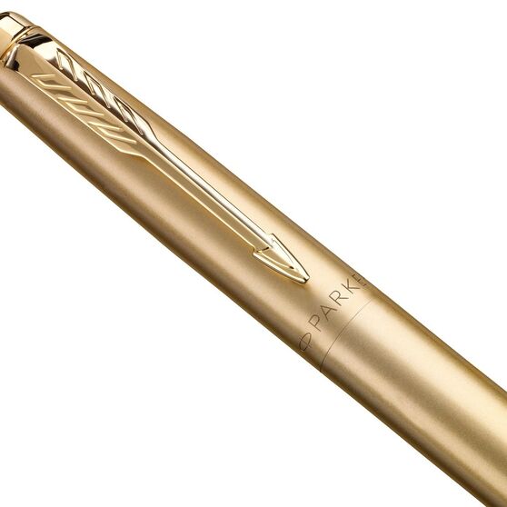 Ручка шариковая Parker Jotter XL Monochrome Gold, золотистая-2