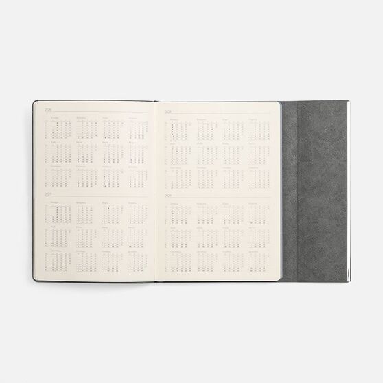 Ежедневник Petrus Flap, недатированный, серый-8