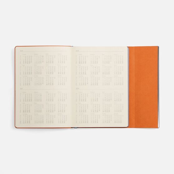 Ежедневник Petrus Flap, недатированный, оранжевый-8