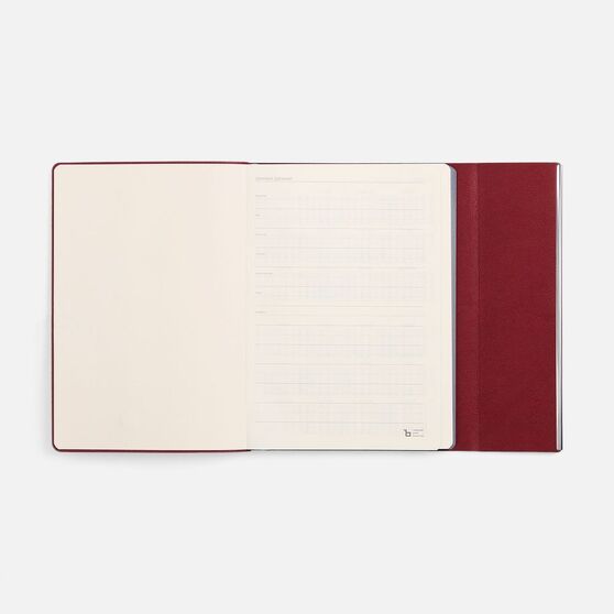 Ежедневник Petrus Flap, недатированный, красный-7