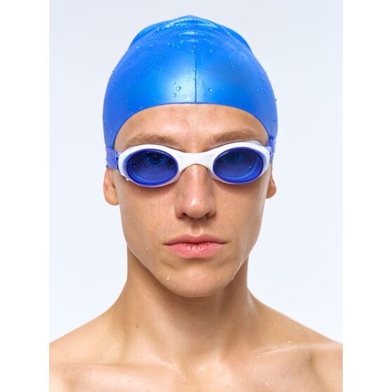 Очки для плавания Swimatic, синие с белым-10