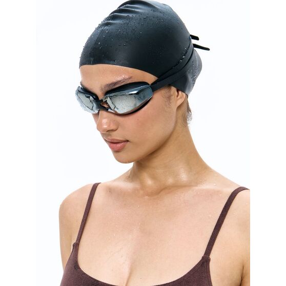Очки для плавания зеркальные Underwater, черные-9