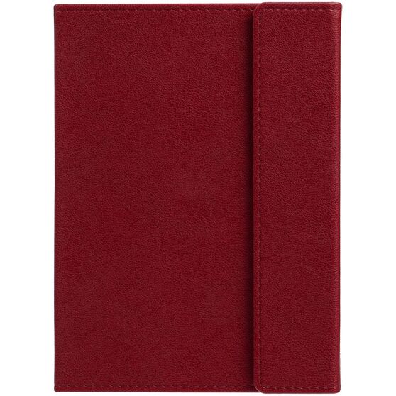Ежедневник Flap на заказ, недатированный, красный-3