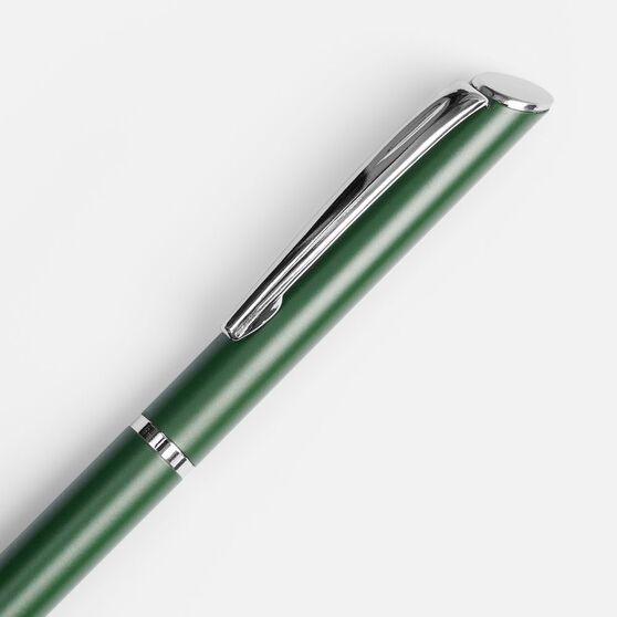 Ручка шариковая Ringa, темно-зеленая-3