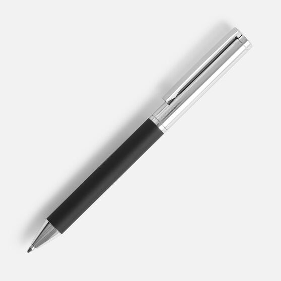 Ручка шариковая Eyeshot Soft Touch, черная-1