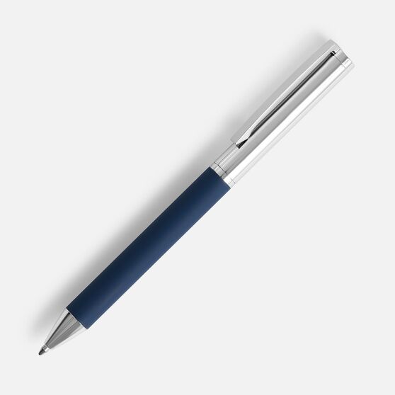 Ручка шариковая Eyeshot Soft Touch, темно-синяя-1