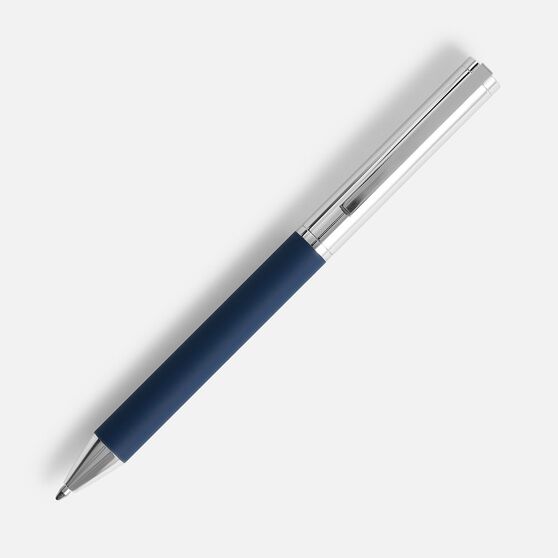 Ручка шариковая Eyeshot Soft Touch, темно-синяя-2