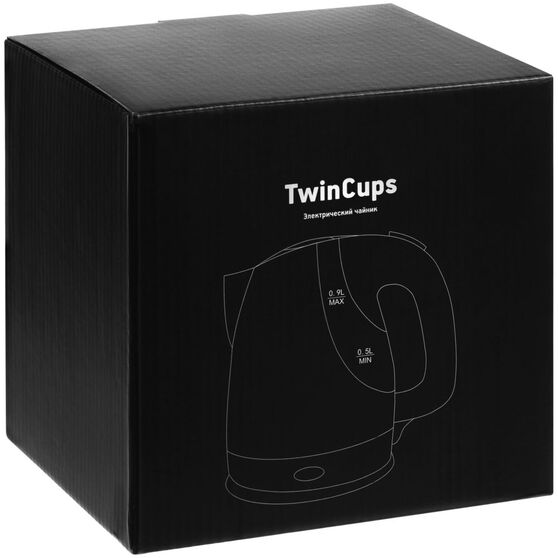 Электрический чайник TwinCups, белый-11