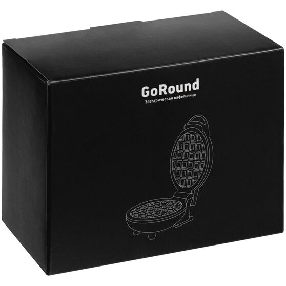 Электрическая вафельница GoRound, белая-9