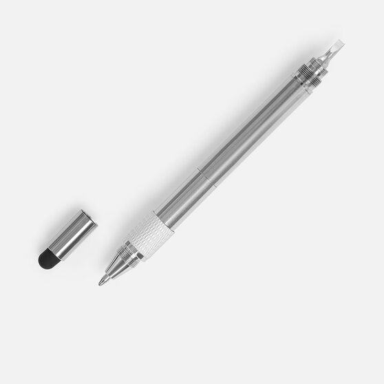 Ручка шариковая Numeric, мультиинструмент, черная-5