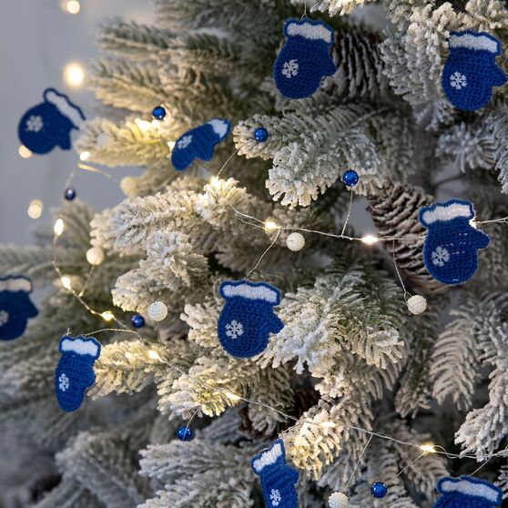 Гирлянда Merry Mittens, синяя-2