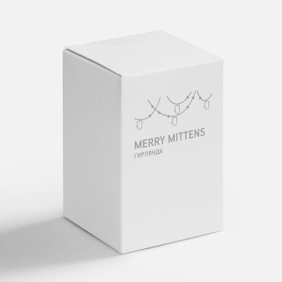Гирлянда Merry Mittens, синяя-6