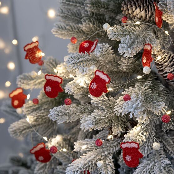 Гирлянда Merry Mittens, красная-2