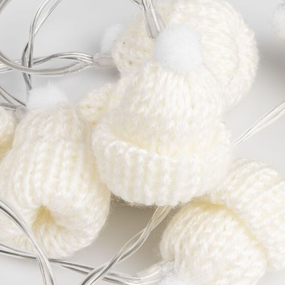 Гирлянда Cosy Poms, белая-1