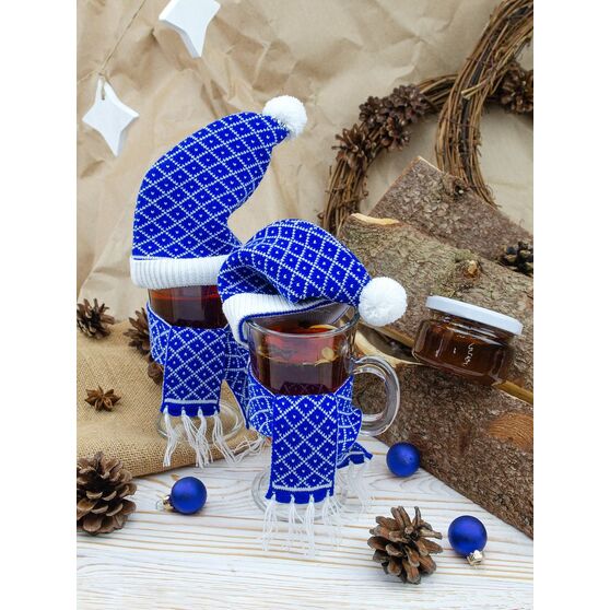 Шапочка на игрушку Dress Cup, синяя-3