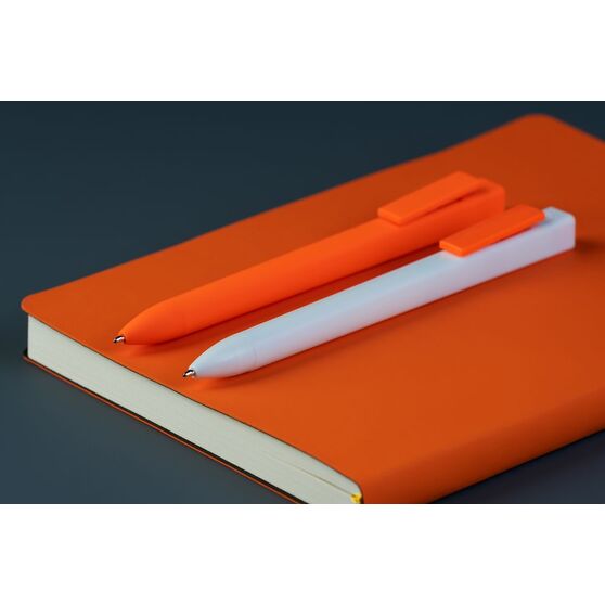 Ручка шариковая Swiper SQ Soft Touch, оранжевая-6