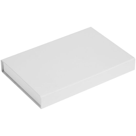 Коробка Silk с ложементом под ежедневник 15х21 см и ручку, ver.2, белая-2