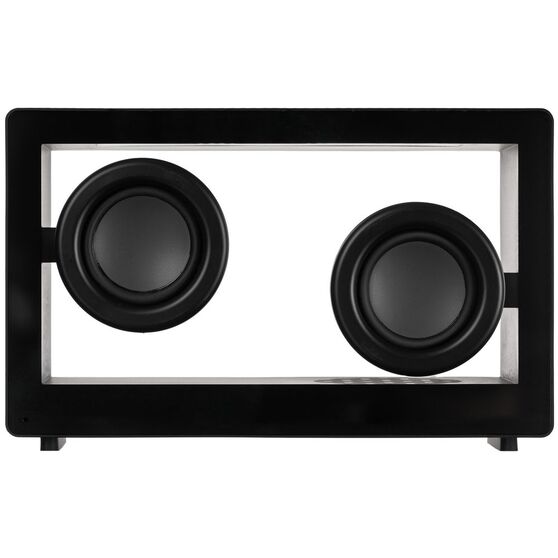 Bluetooth-колонка со светомузыкой Sensofonic, черная-3