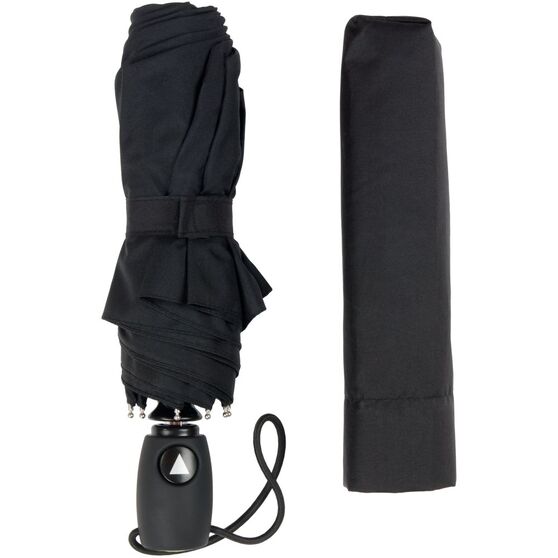 Зонт складной Comfort, черный-3