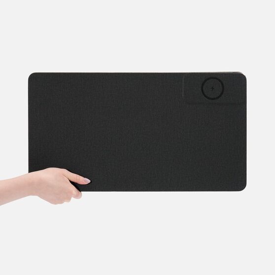 Складной стол для ноутбука с беспроводной зарядкой Kickstand Table, серый-6