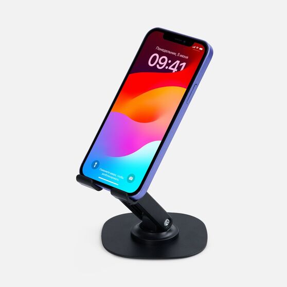 Подставка для смартфона Smartic Light, черная-6