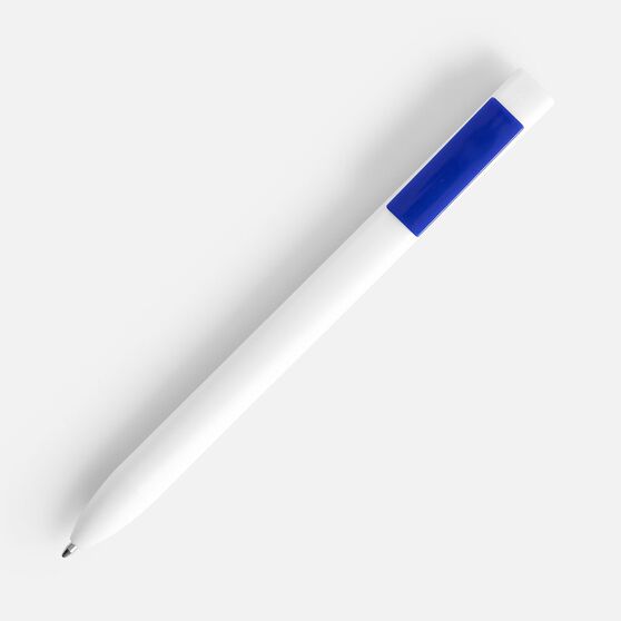 Ручка шариковая Swiper SQ, белая с синим-2