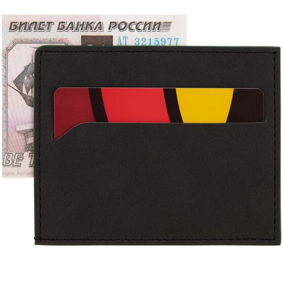 Картхолдер Multimo, черный с зеленым-5