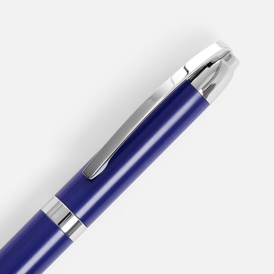 Ручка шариковая Razzo Chrome, ver.2, синий-4