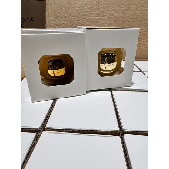 Оформительский шар Finery, 8 см, глянцевый золотистый-7
